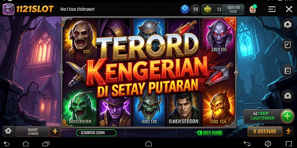 Gameplay mencekam dan menegangkan di 1121SLOT.