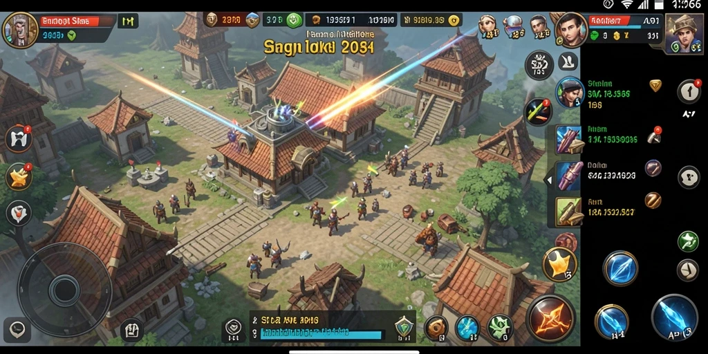 Tampilan seru gameplay API66 dengan pasukan bertempur.
