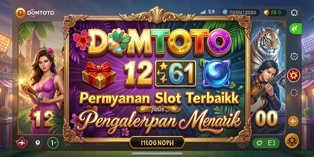 Screenshot gameplay DOMTOTO yang menampilkan momen seru saat bermain Slot.