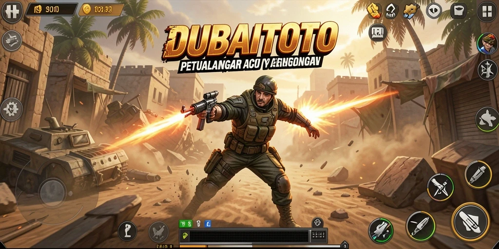 Tampilan gameplay DUBAITOTO yang menegangkan dan penuh aksi.