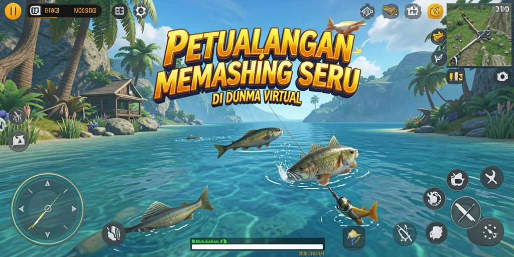 Tangkapan ikan yang menakjubkan dalam gameplay HO3.