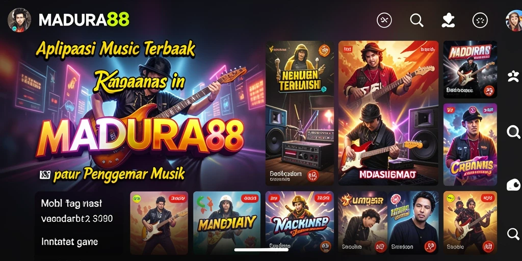 Tampilan gameplay yang menarik dalam aplikasi MADURA88