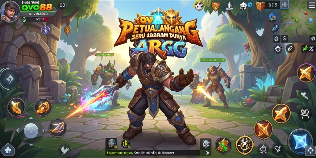 Tampilan gameplay seru dalam OVO88 dengan aksi ARPG yang mendebarkan.