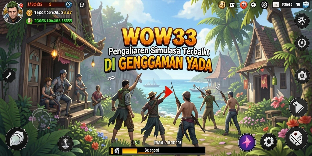 Tampilan gameplay WOW33 yang menakjubkan dan interaktif.
