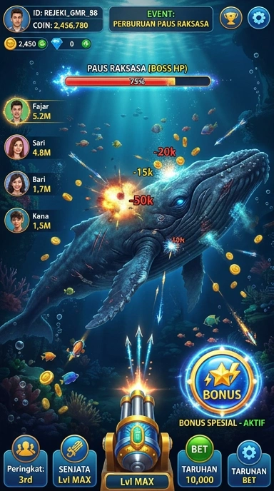 Tampilan aplikasi Pusat Unduh rejekigames dengan berbagai pilihan aplikasi.